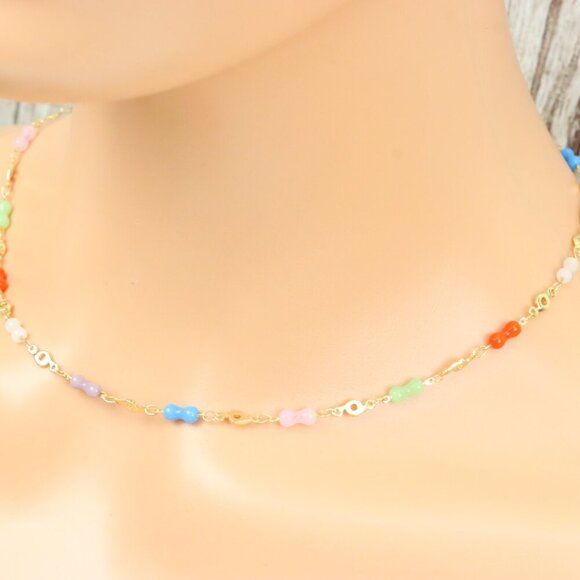 Minimalist Necklace Chain, Elegant Jewelry for Women & Girls | MLCRC1150 - Picture 9 of 10